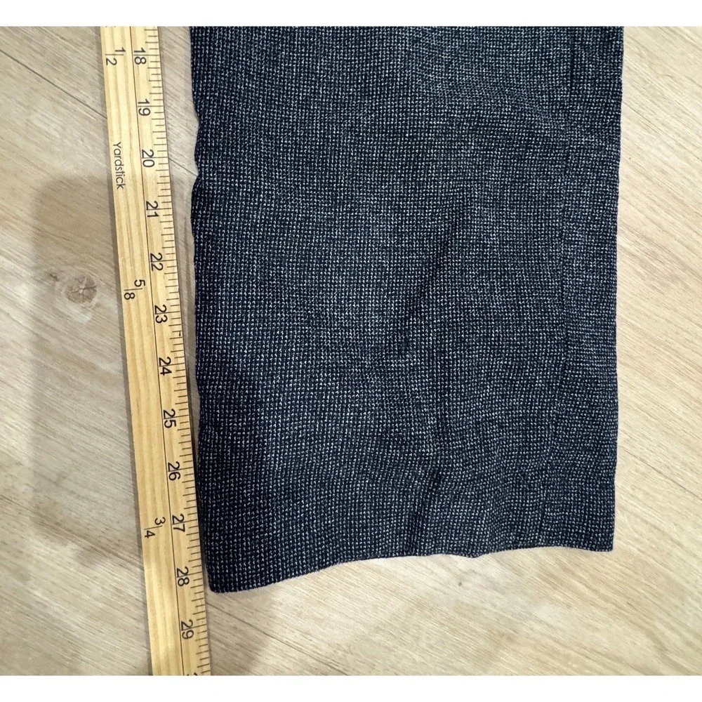 Pendleton Womens Black Lined 100% Virgin Wool Work Career Tweed‎ Dress Pants 14
